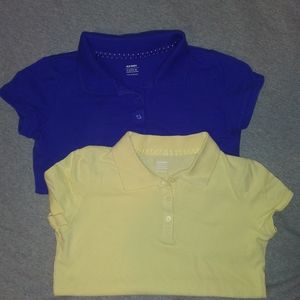 2 Boys polos size 8